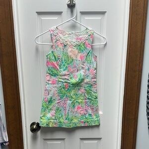 Lilly Pulitzer Pink and Green Kids Formal Dress